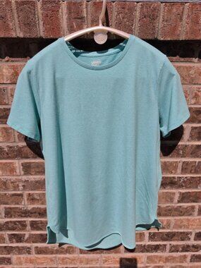 Lands' End Moisture-Wicking Activewear Shirt Size Large